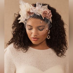 BHLDN Rita Von Nathalie Birdcage Veil